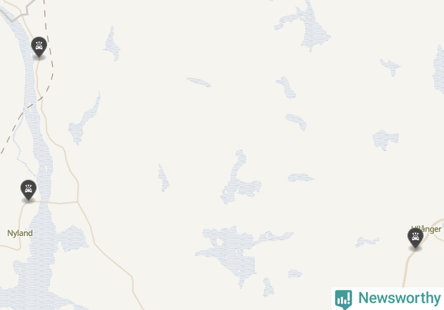 Karta över viltolyckor i Kramfors kommun