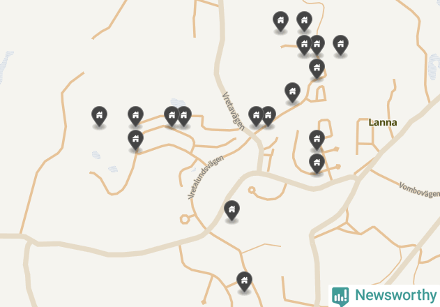 Karta över Lekebergs kommun