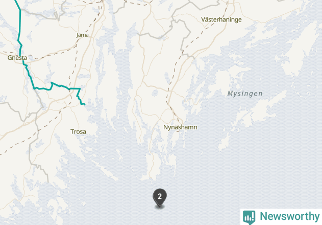 Karta över väderstationer i artikeln