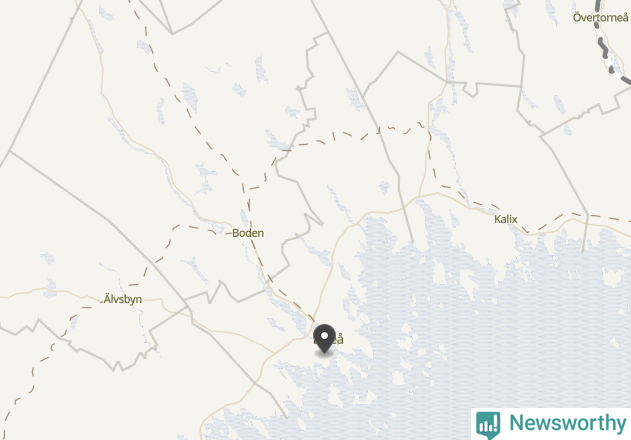 Karta över väderstationer i artikeln