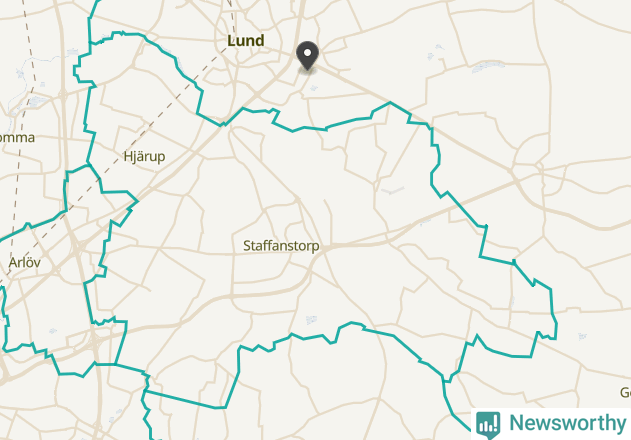 Karta över väderstationer i artikeln