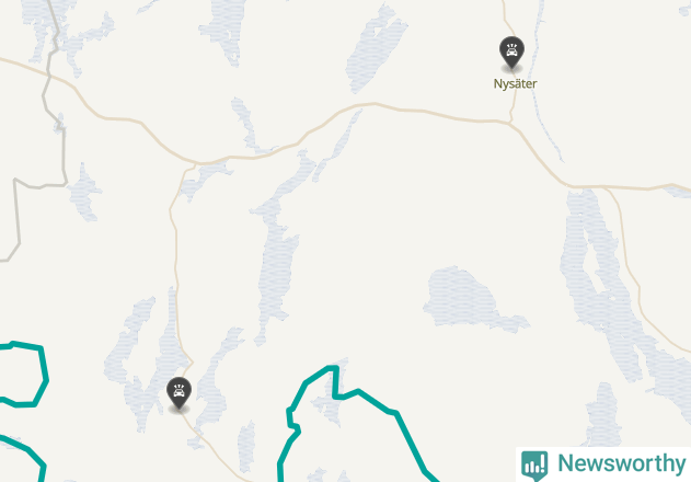 Karta över viltolyckor i Säffle kommun
