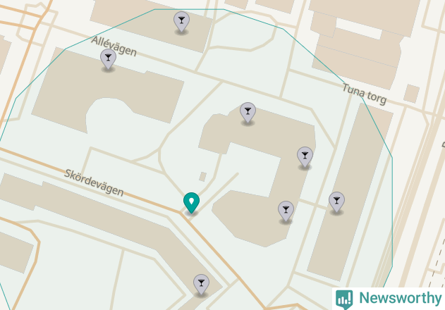 Karta över Vallentuna kommun