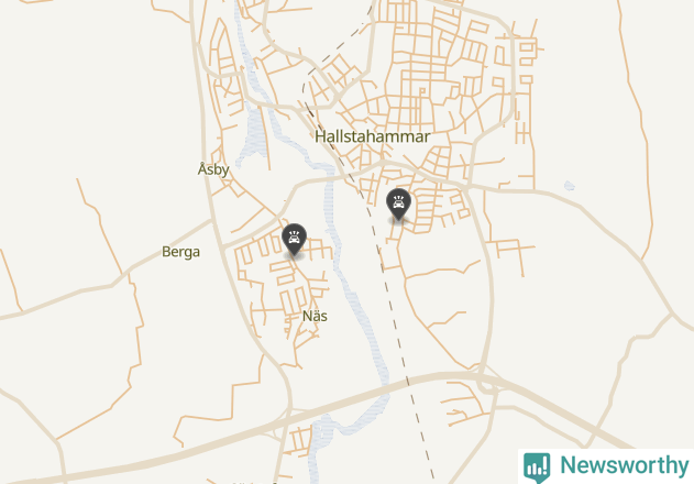 Karta över viltolyckor i Hallstahammars kommun