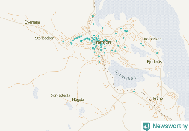 Karta över undefined