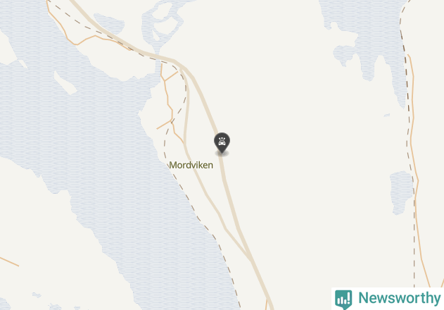 Karta över viltolyckor i Bräcke kommun