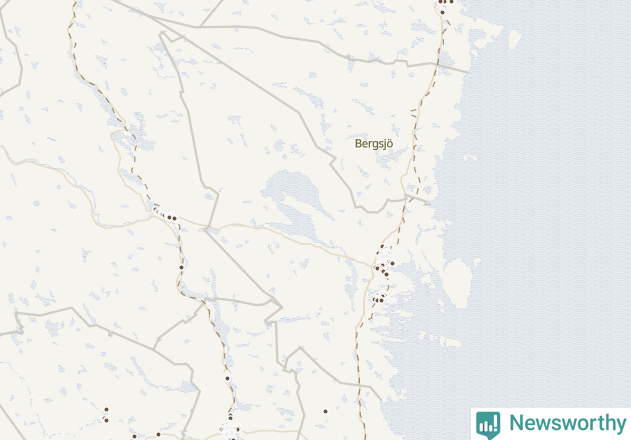 Karta över Hudiksvalls kommun