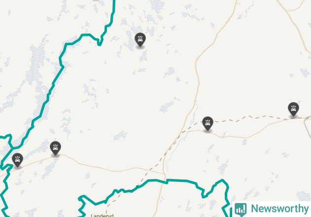 Karta över Gislaveds kommun