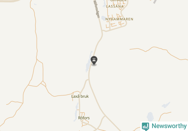 Karta över viltolyckor i Laxå kommun