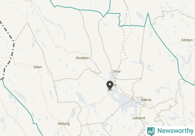 Karta över väderstationer i artikeln