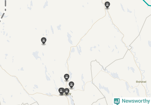 Karta över Torsby kommun