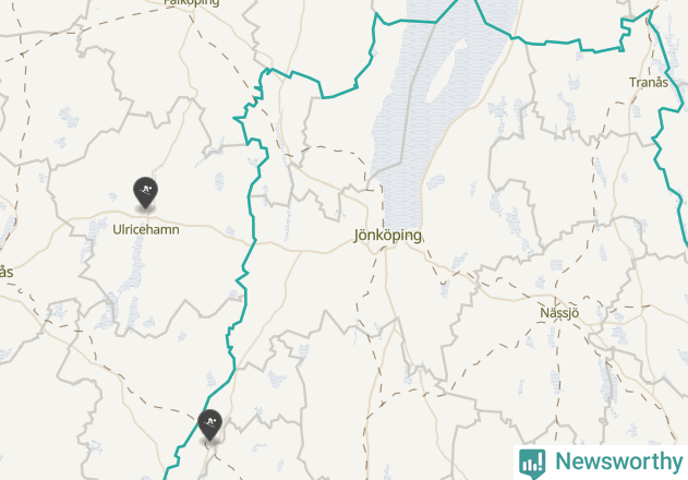 Karta över Jönköpings kommun