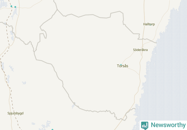 Karta över Torsås kommun