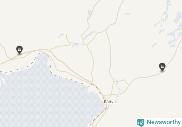 Karta över viltolyckor i Rättviks kommun