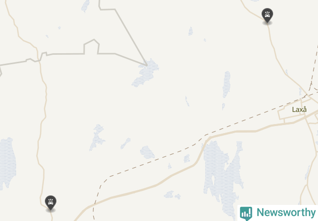 Karta över Laxå kommun