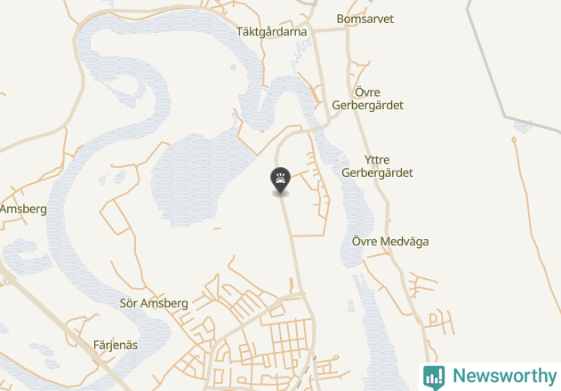 Karta över viltolyckor i Borlänge kommun