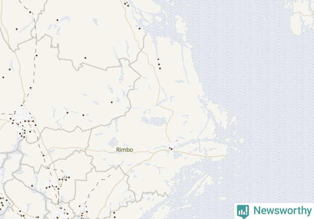 Karta över Norrtälje kommun