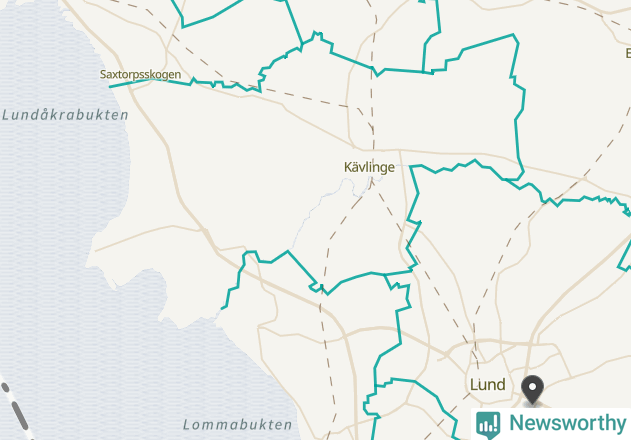 Karta över väderstationer i artikeln