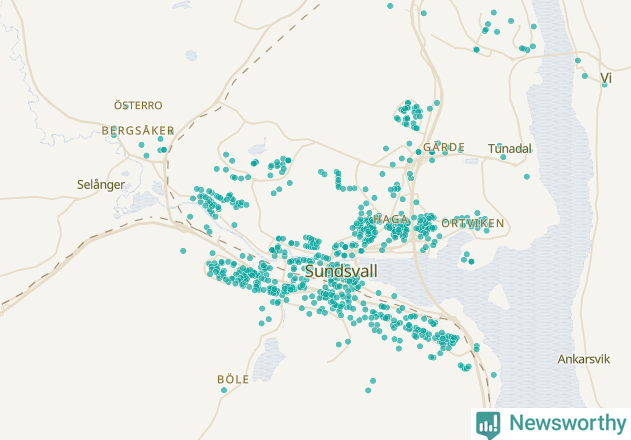 Karta över undefined