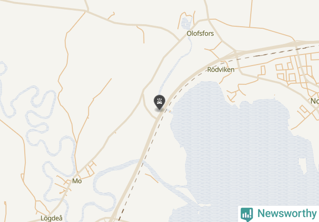 Karta över viltolyckor i Nordmalings kommun