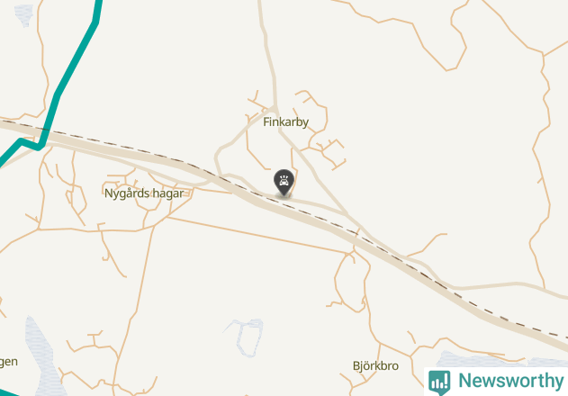 Karta över viltolyckor i Nykvarns kommun