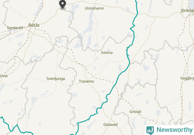 Karta över väderstationer i artikeln