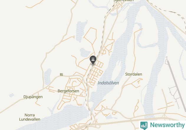 Karta över viltolyckor i Timrå kommun