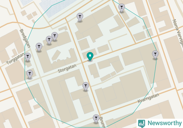 Karta över Västerviks kommun