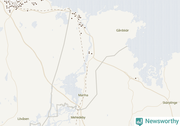 Karta över Älvkarleby kommun