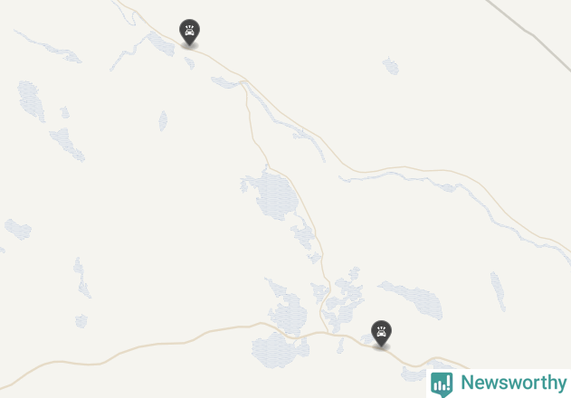 Karta över viltolyckor i Älvsbyns kommun
