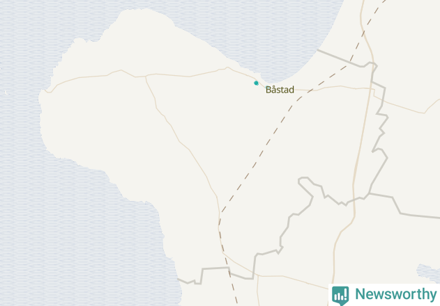 Karta över Båstads kommun