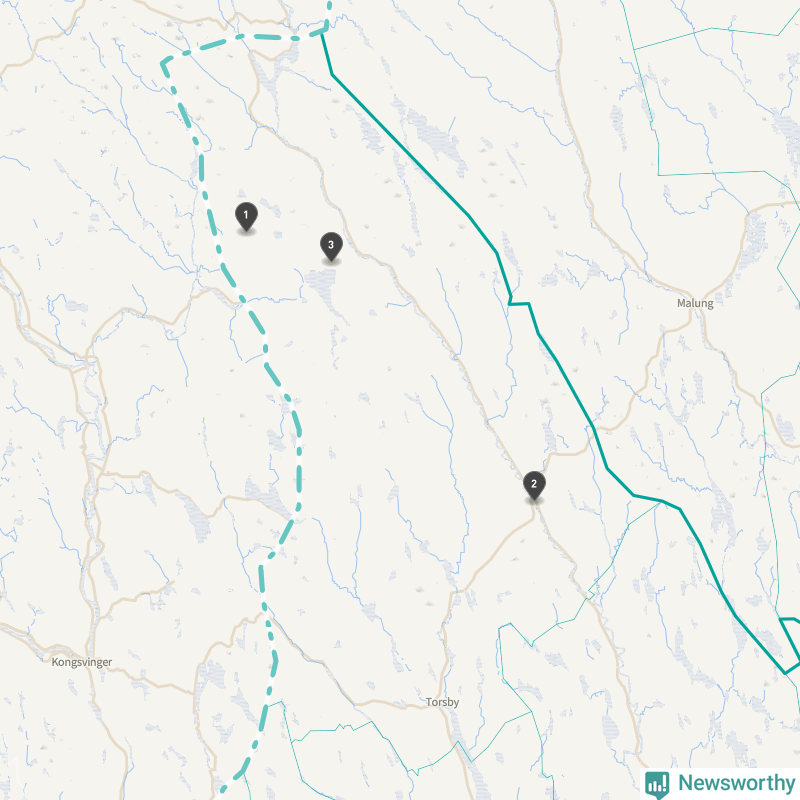 Karta över väderstationer på Gotland