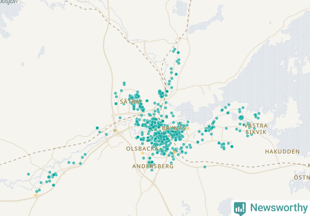 Karta över undefined