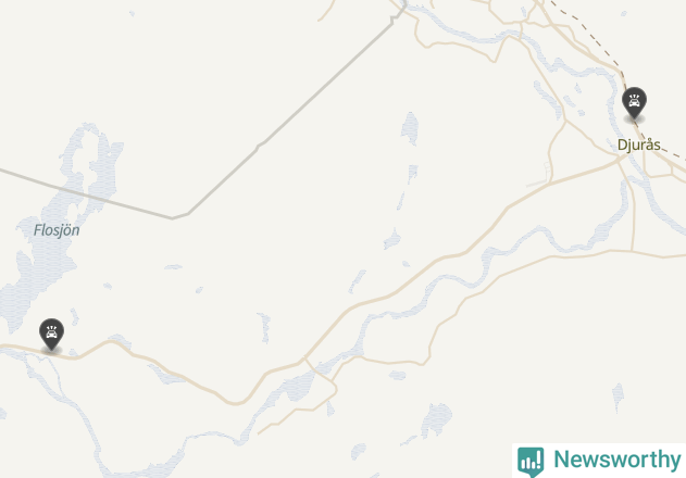 Karta över viltolyckor i Gagnefs kommun