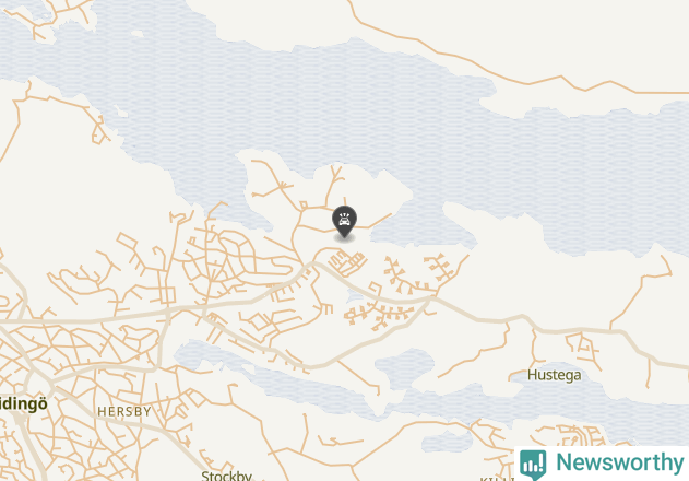 Karta över viltolyckor i Lidingö kommun