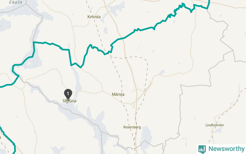 Karta över Sigtuna kommun