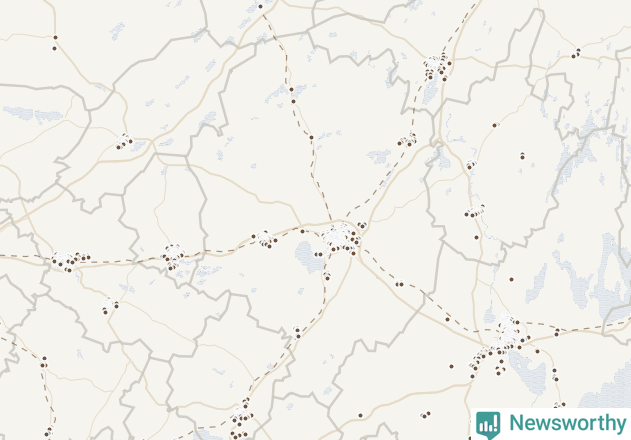 Karta över Hässleholms kommun