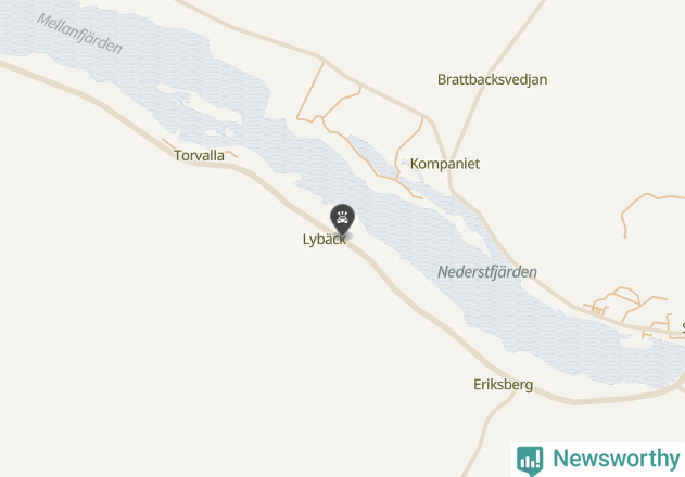 Karta över viltolyckor i Ragunda kommun