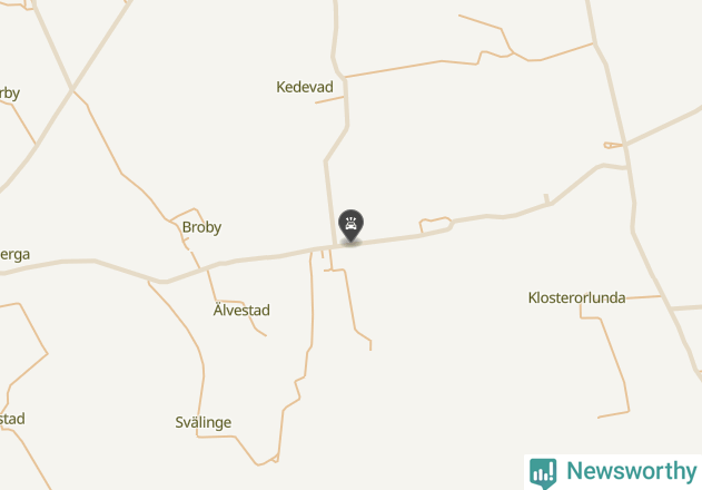 Karta över viltolyckor i Vadstena kommun