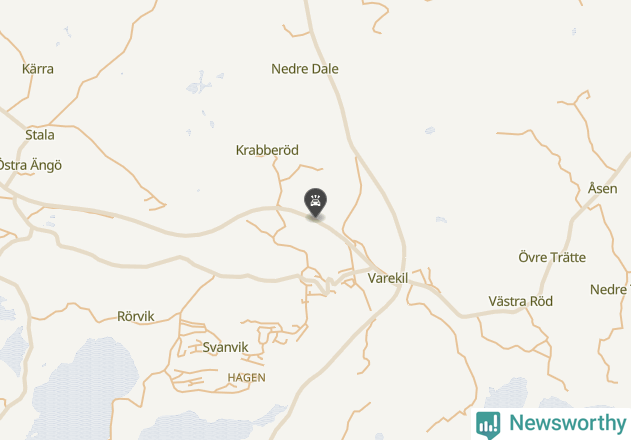 Karta över viltolyckor i Orusts kommun