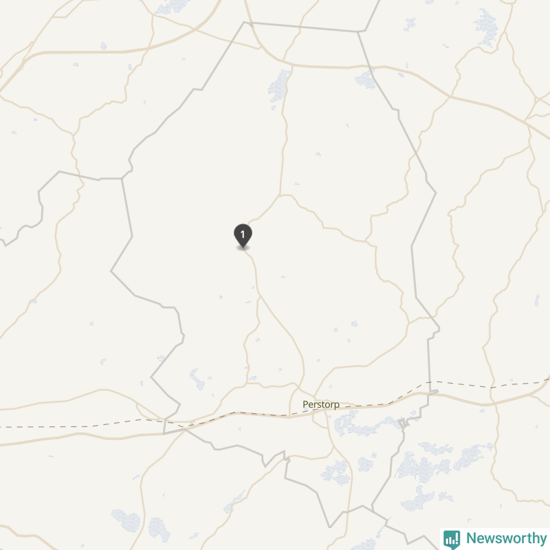 Karta över Perstorps kommun