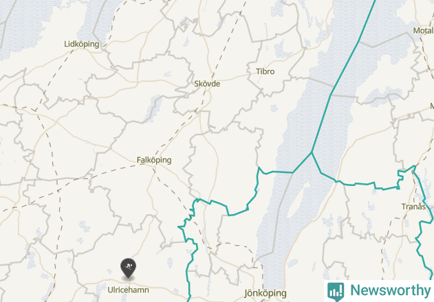 Karta över Tibro kommun