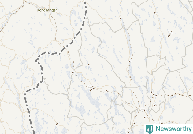 Karta över Arvika kommun