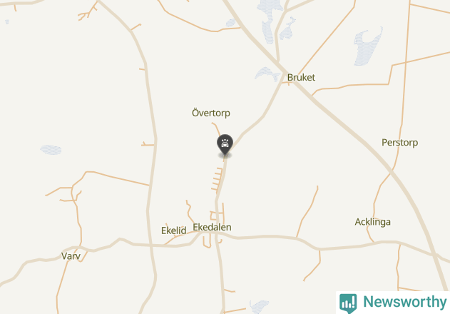 Karta över viltolyckor i Tidaholms kommun