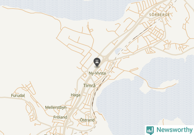 Karta över viltolyckor i Timrå kommun