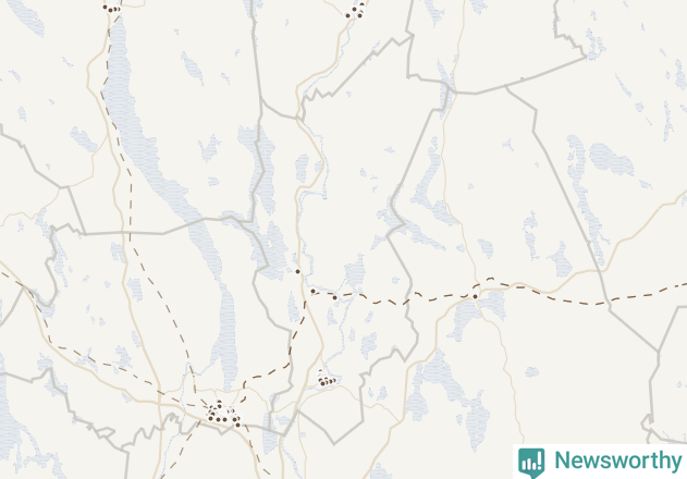 Karta över Forshaga kommun