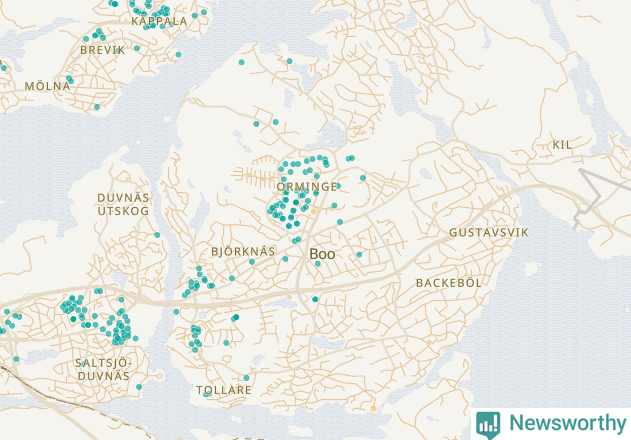Karta över undefined