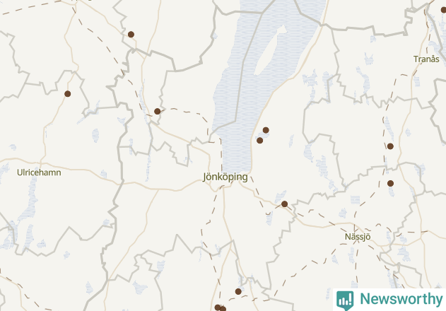 Karta över Jönköpings kommun