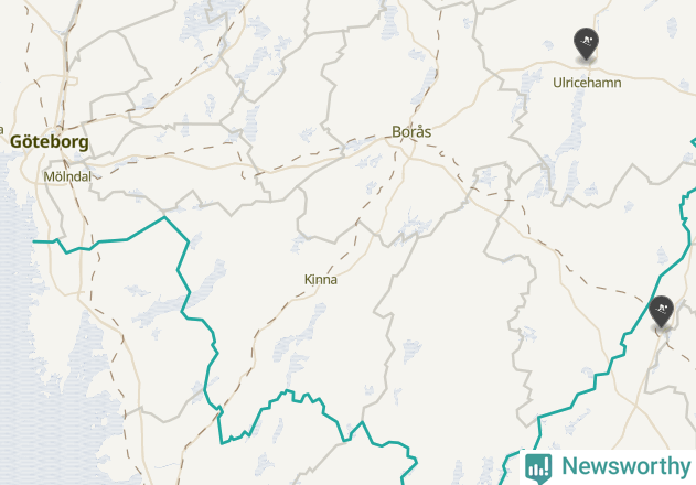 Karta över Kungsbacka kommun