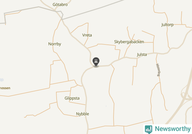 Karta över viltolyckor i Kumla kommun